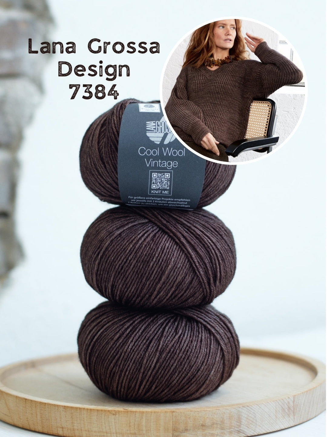Strickpaket Pullover Marta II - Cool Wool Vintage