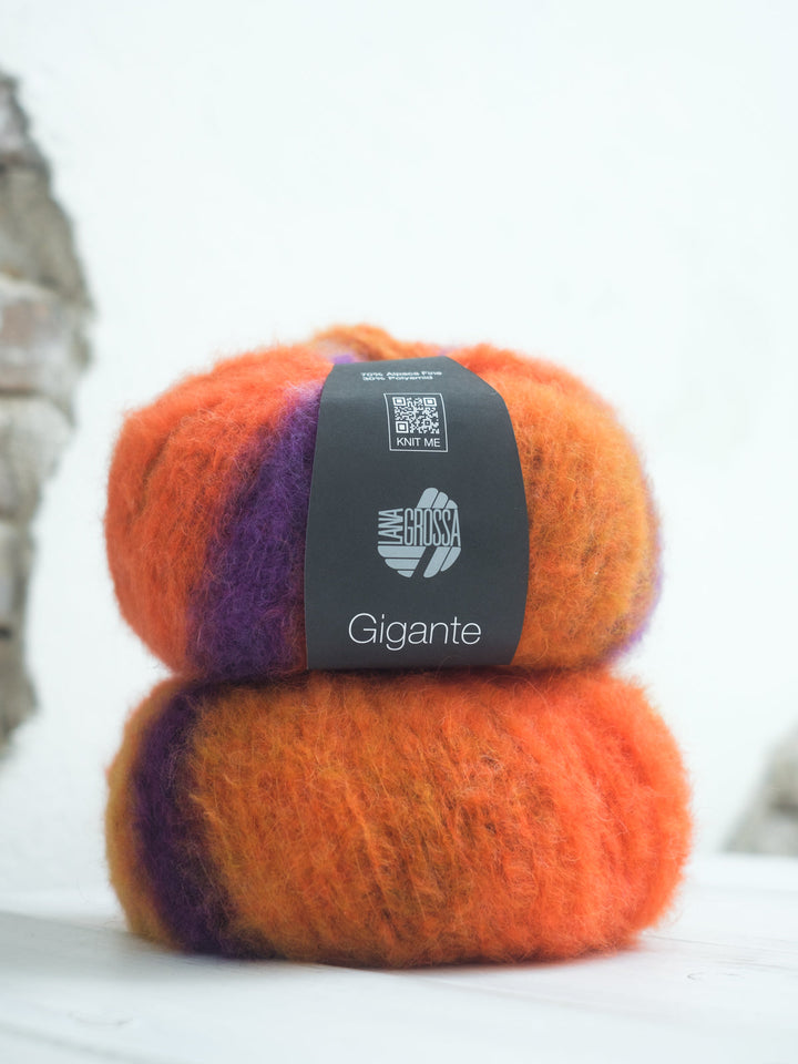 Gigante 002 Dunkelviolett / Gelb / Graulila / Orange / Blauviolett