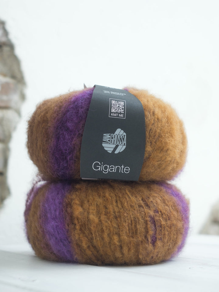 Gigante 004 Lila / Khaki / Umbra / Dunkelviolett / Graulila
