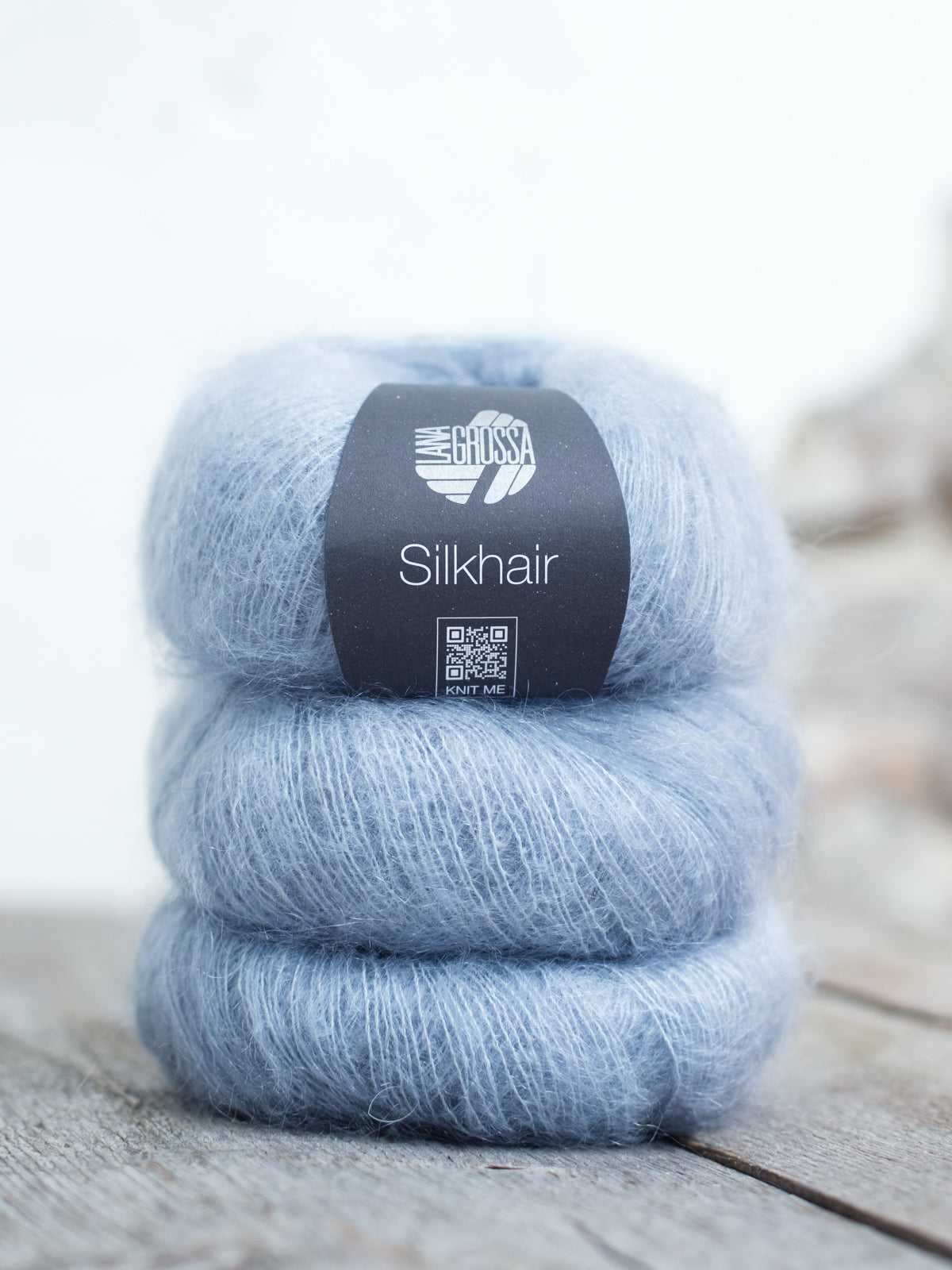 Silkhair 196 Graublau