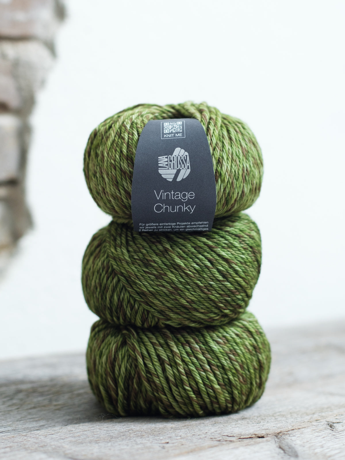Vintage Chunky 003 Hell-/Moosgrün