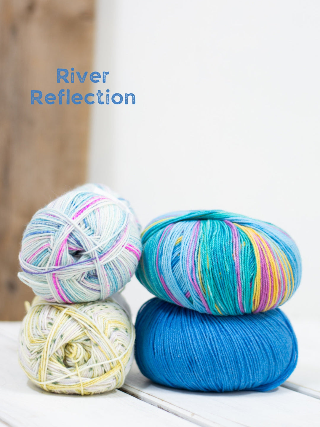 Frühlingsmix Sockenwolle – 4 Knäuel im Set
