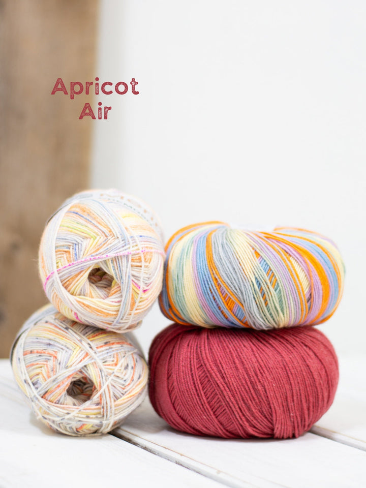 Frühlingsmix Sockenwolle – 4 Knäuel im Set