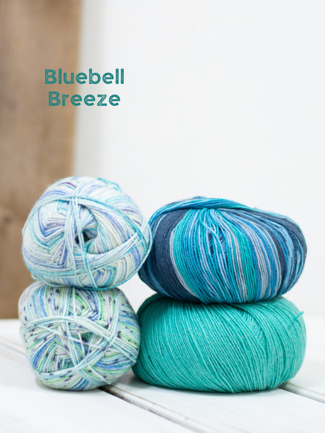 Frühlingsmix Sockenwolle – 4 Knäuel im Set