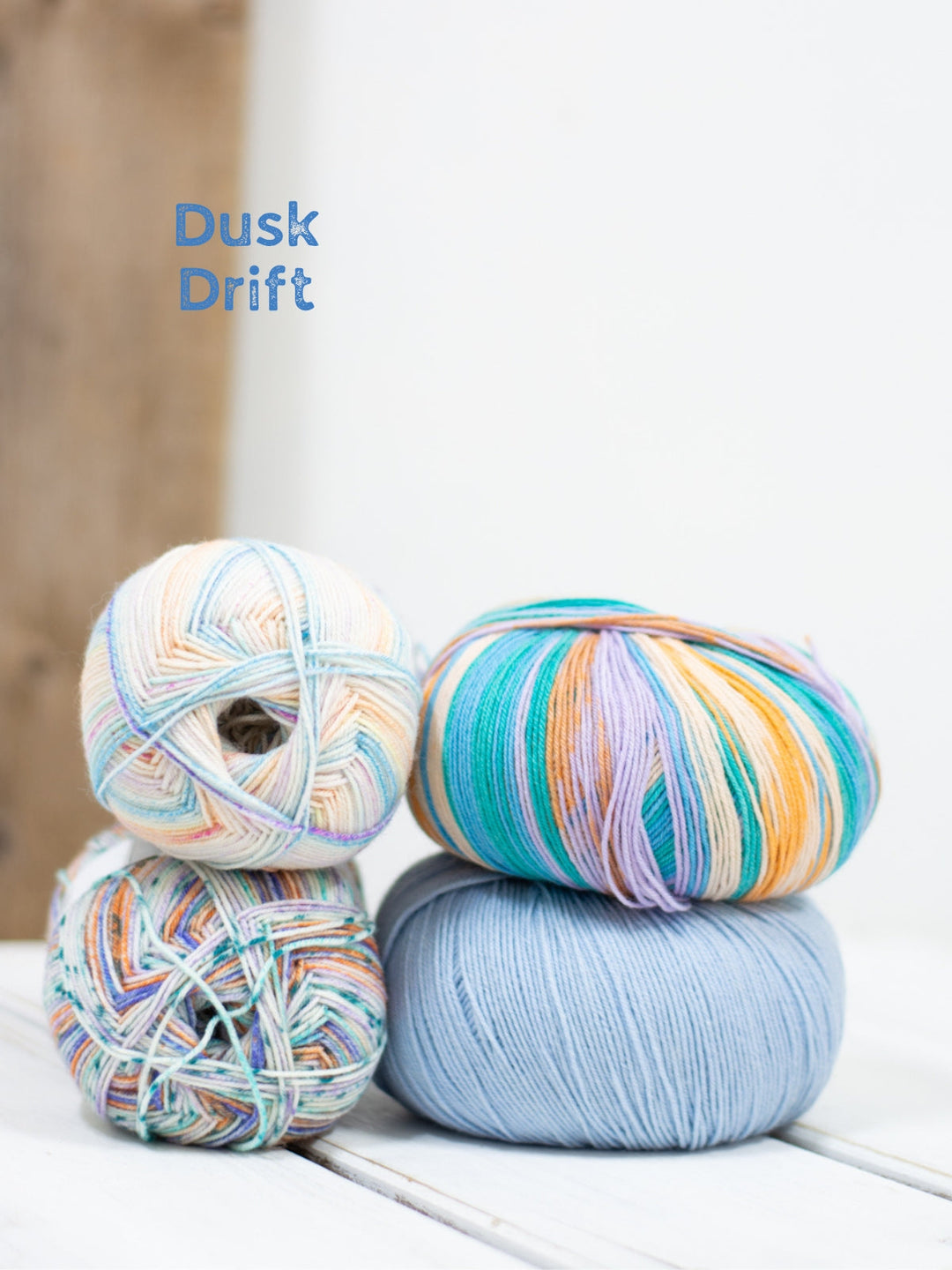Frühlingsmix Sockenwolle – 4 Knäuel im Set
