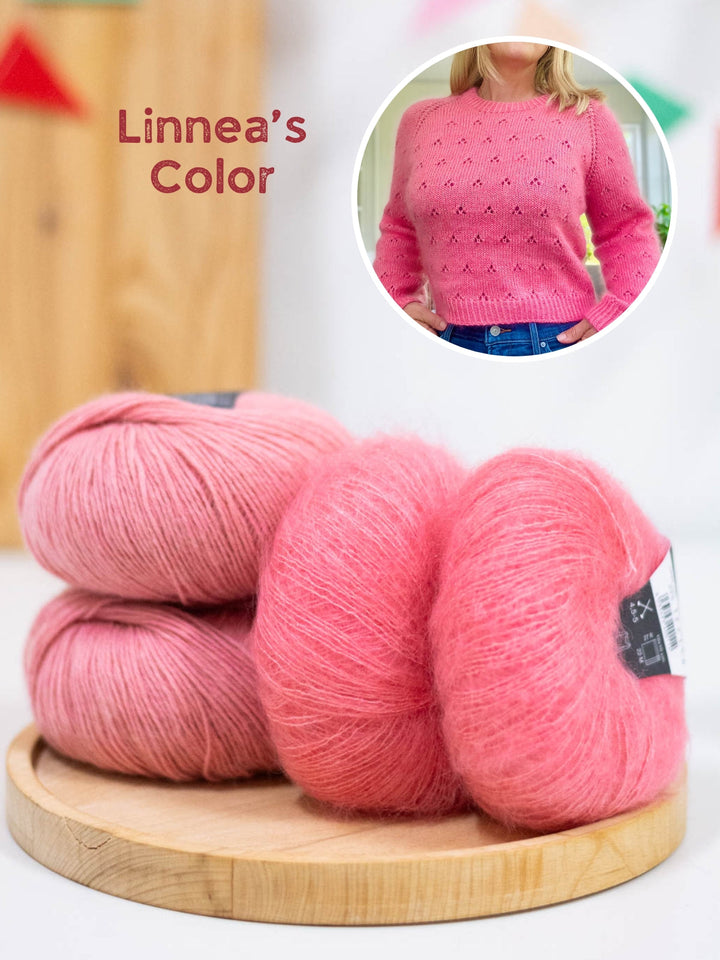 Strickpaket Lillie Sweater - Kolibri by Johanna