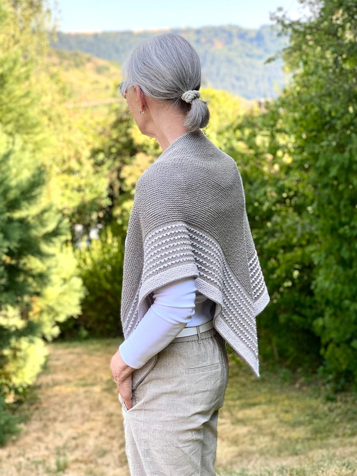 Strickpaket Lizas Tuch Pearly Lines - Summer Cashmere