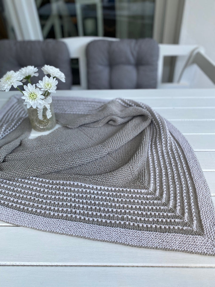 Strickpaket Lizas Tuch Pearly Lines - Summer Cashmere
