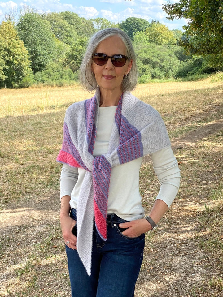 Strickpaket Tuch Polka Dots - Lizas Laden