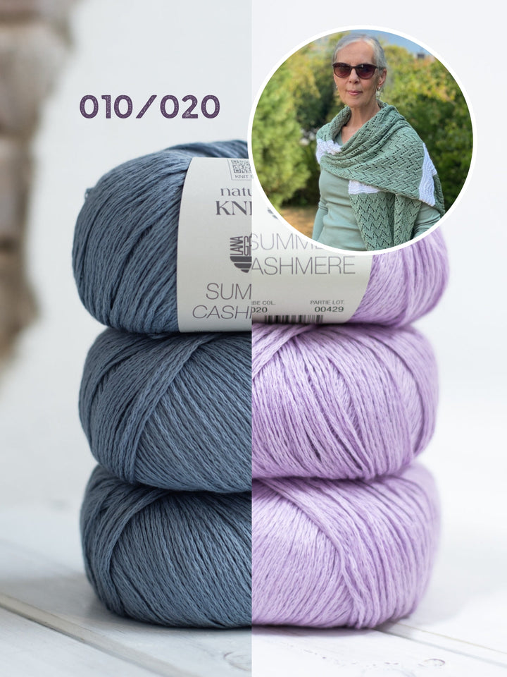 Strickpaket Lizas Tuch End of Summer - Summer Cashmere