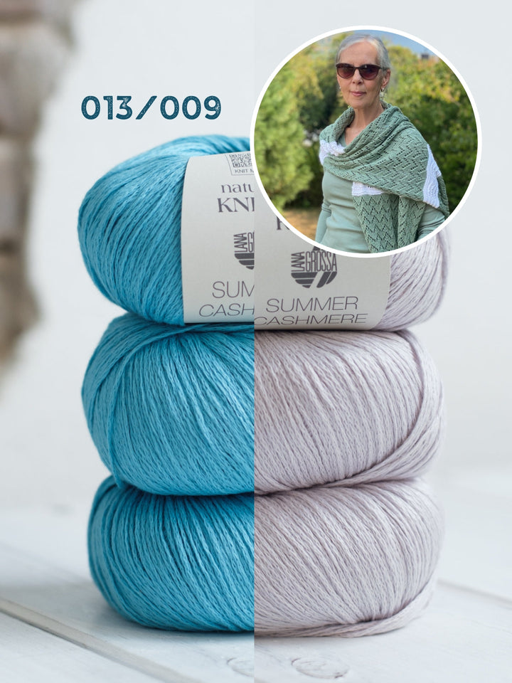 Strickpaket Lizas Tuch End of Summer - Summer Cashmere