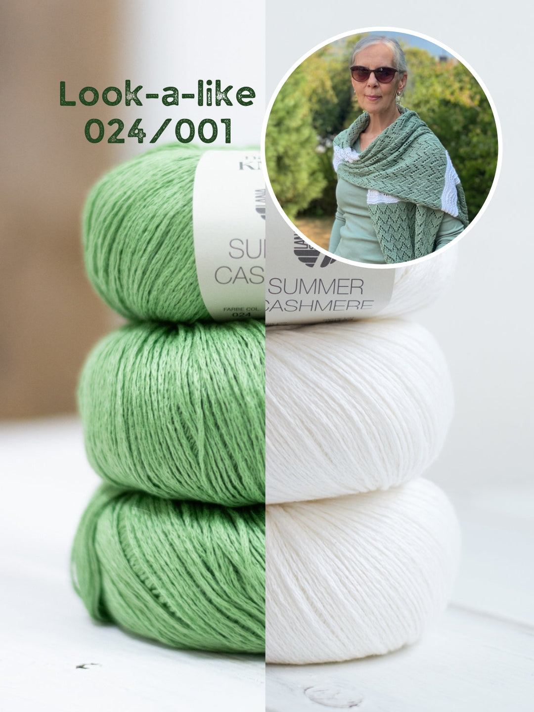 Strickpaket Lizas Tuch End of Summer - Summer Cashmere
