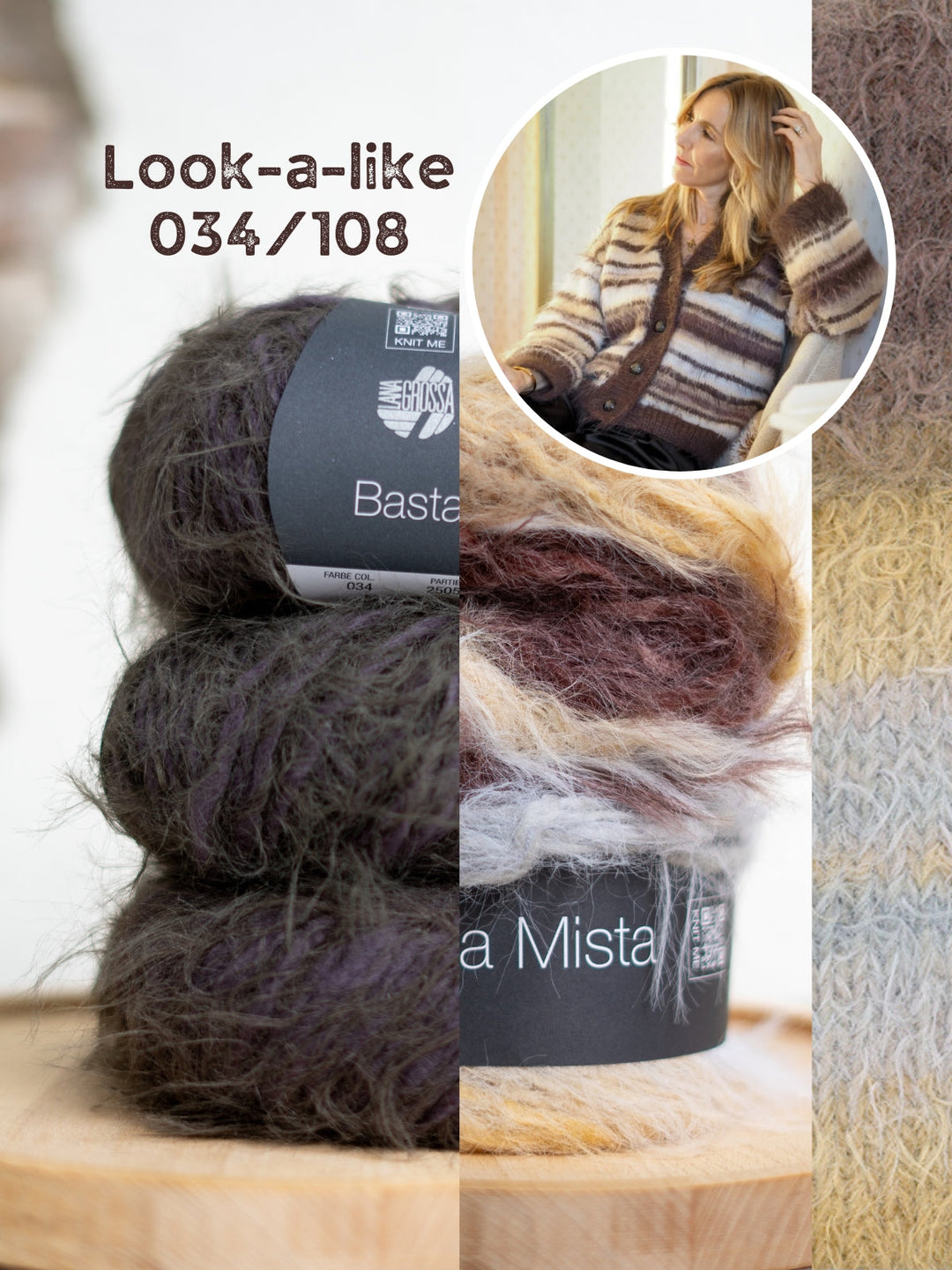 Strickpaket Fuzzy Cardigan - Tove Lindtein