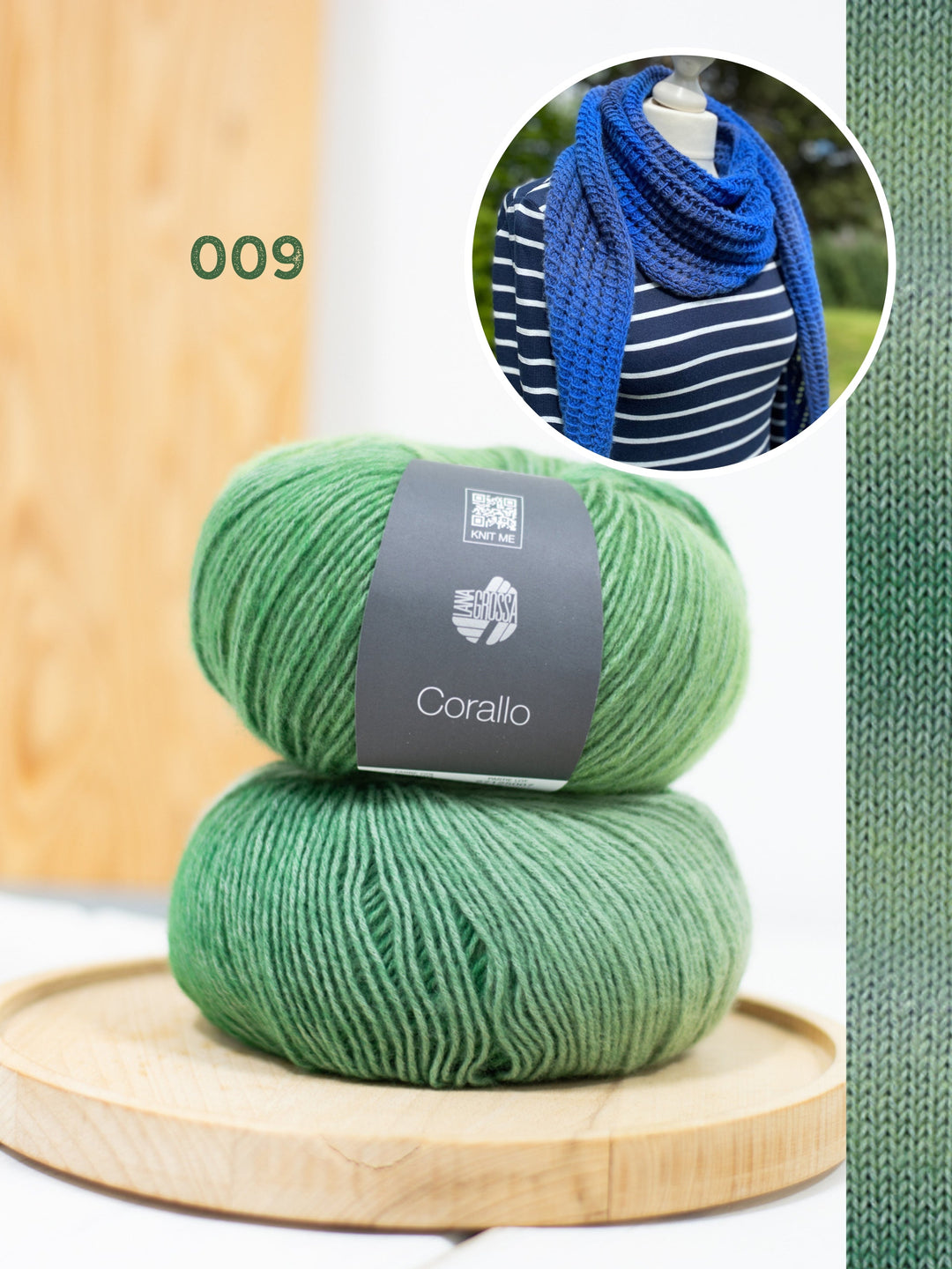 Strickpaket Lizas Tuch Open Lines - Corallo