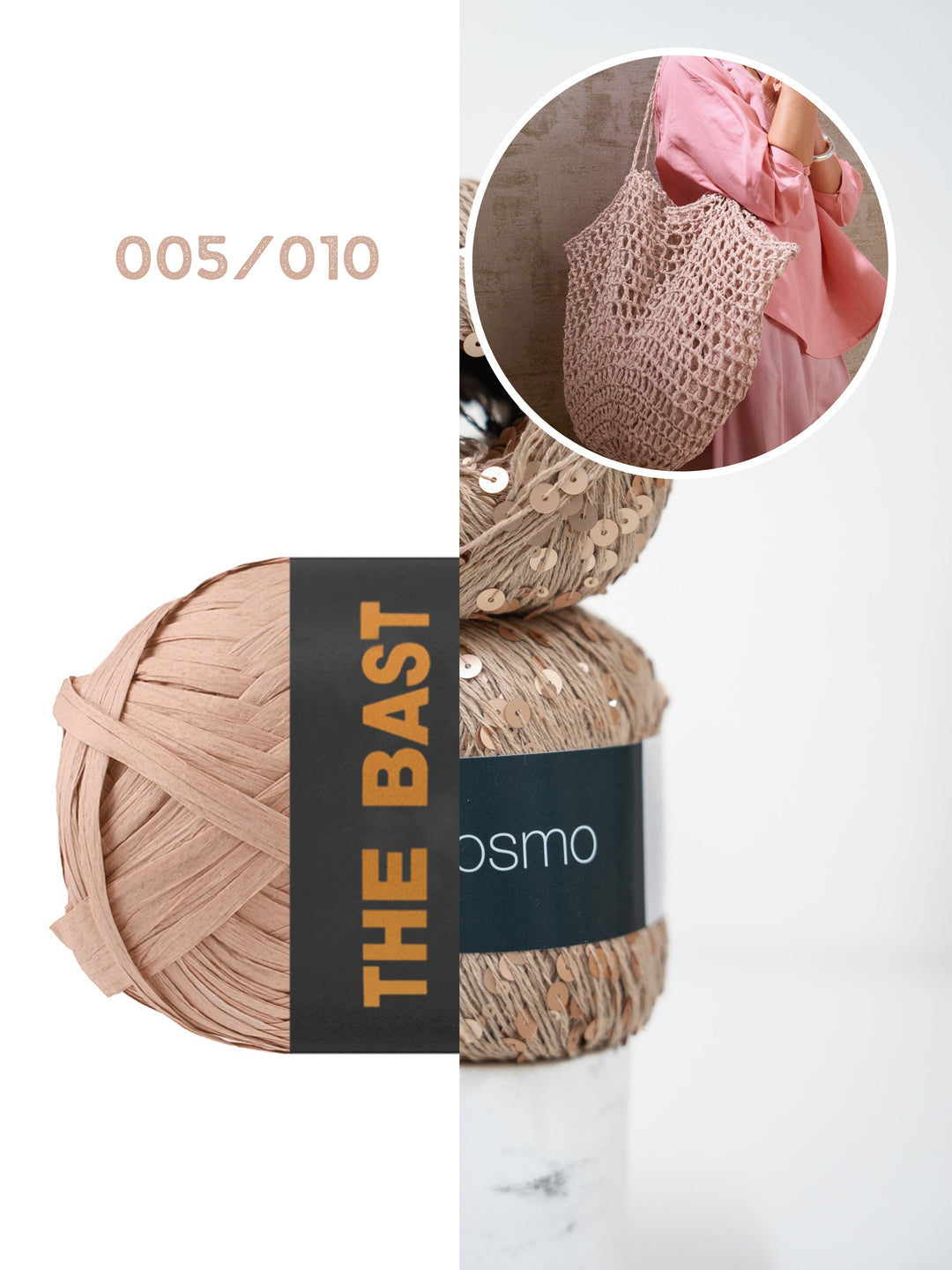Häkelpaket The Bast Cosmo Netztasche