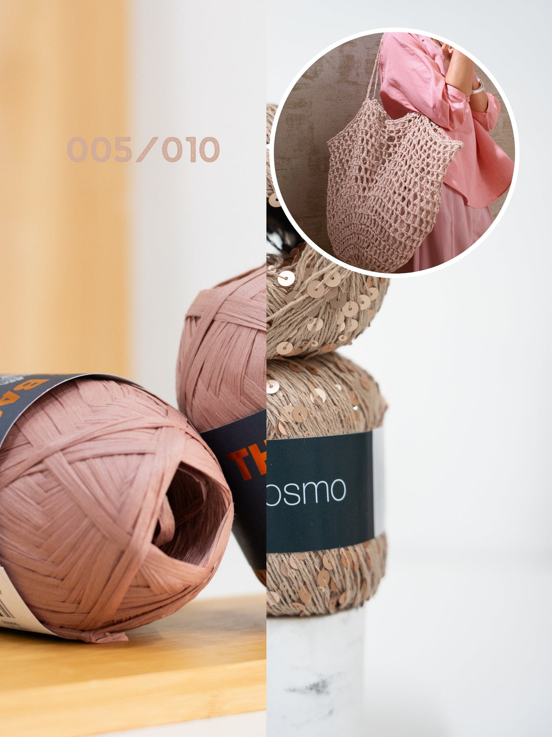 Häkelpaket The Bast Cosmo Netztasche