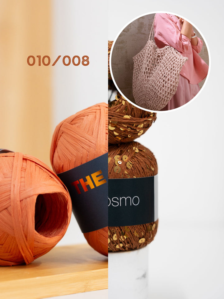 Häkelpaket The Bast Cosmo Netztasche