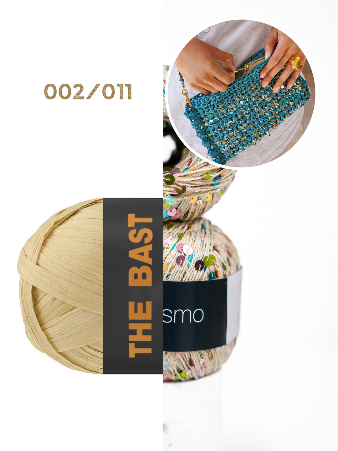 Häkelpaket The Bast Cosmo Clutch