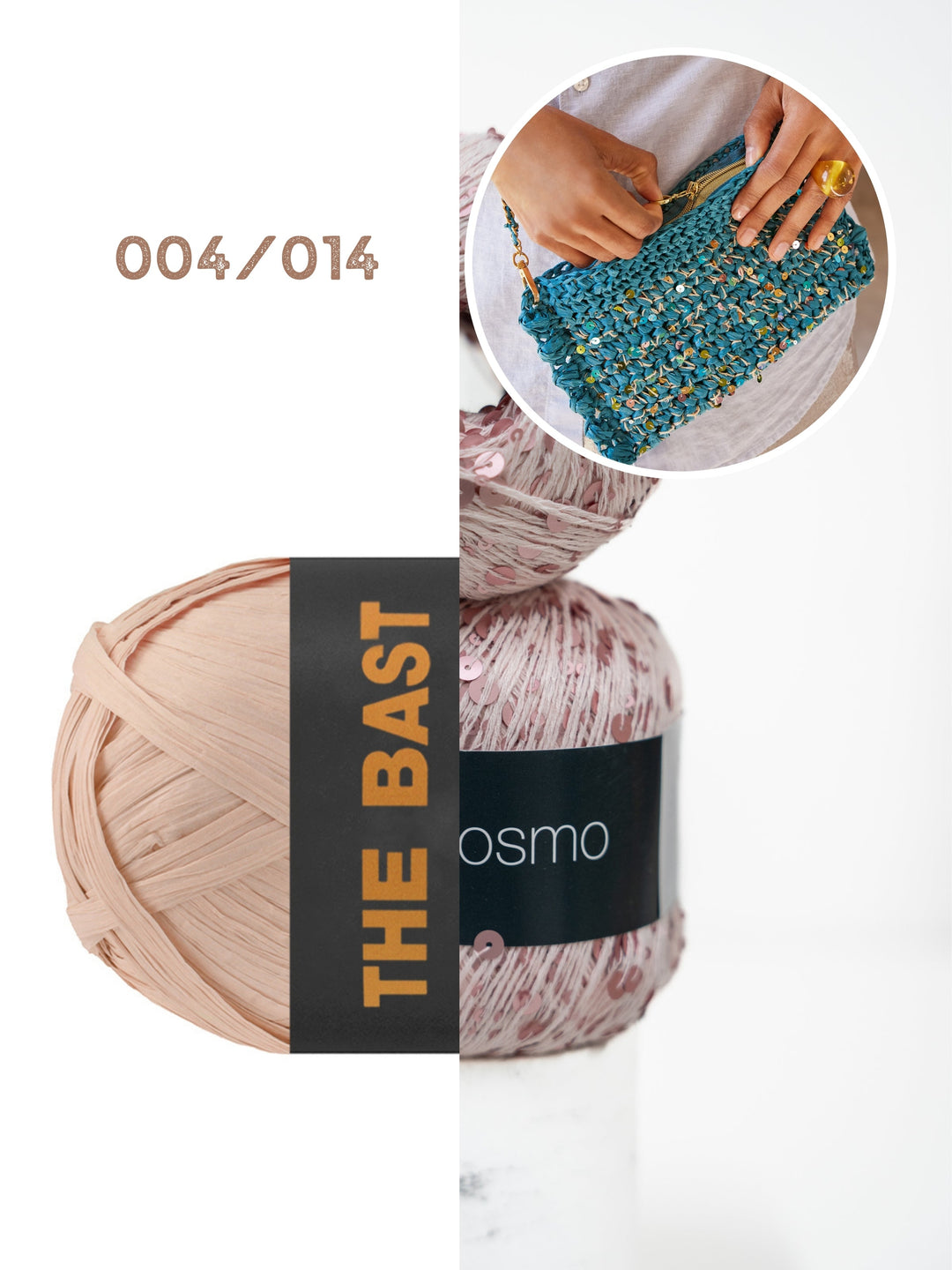 Häkelpaket The Bast Cosmo Clutch