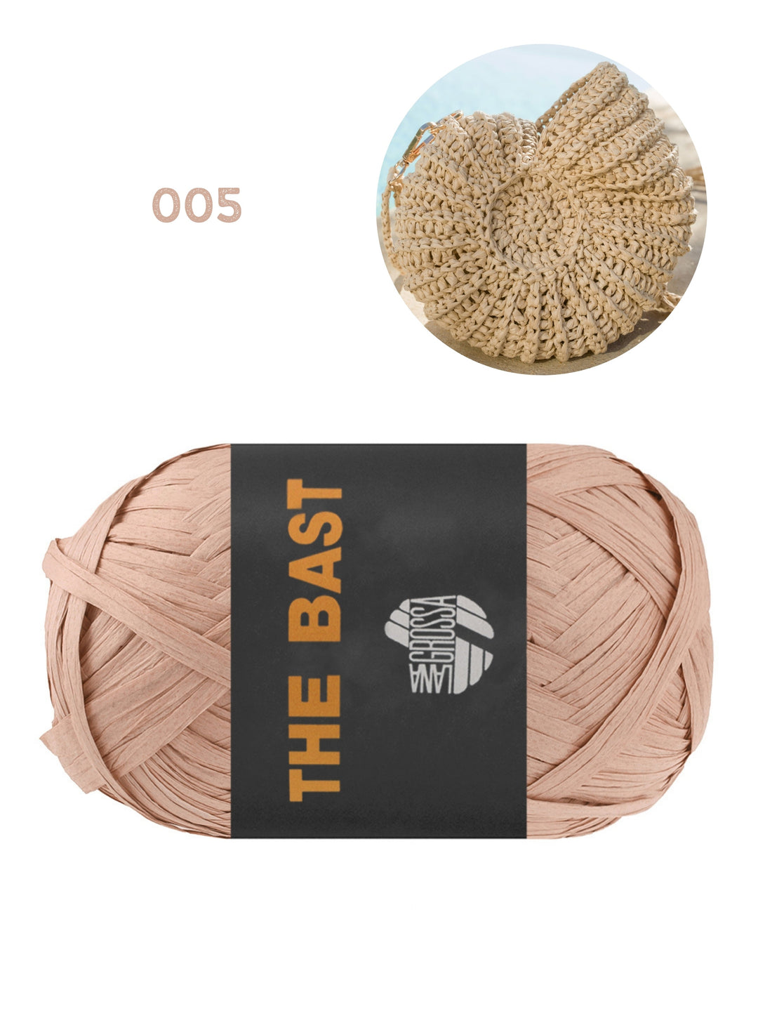 Häkelpaket The Bast Muscheltasche