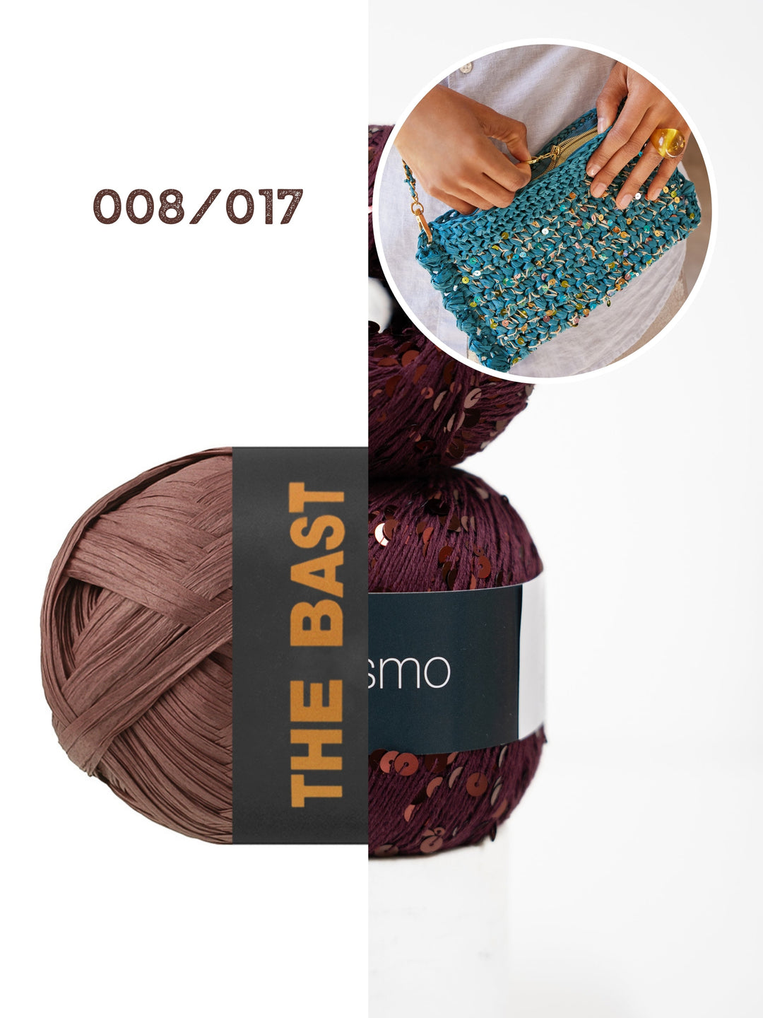 Häkelpaket The Bast Cosmo Clutch