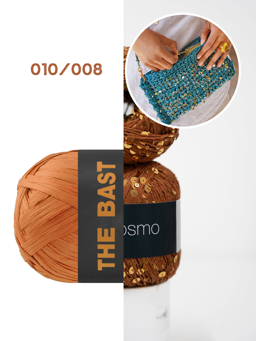 Häkelpaket The Bast Cosmo Clutch