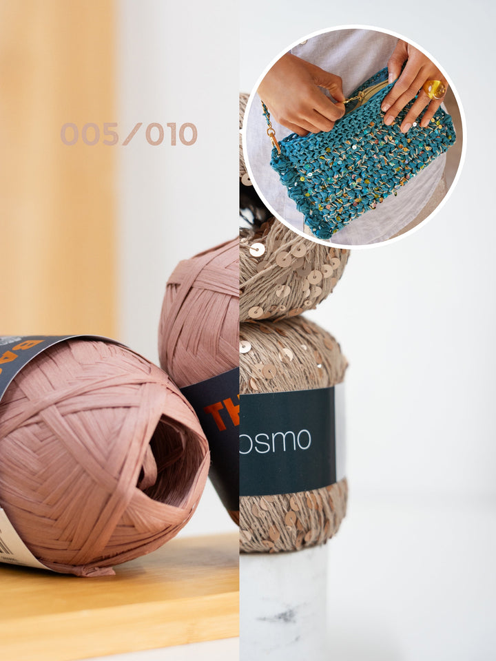 Häkelpaket The Bast Cosmo Clutch