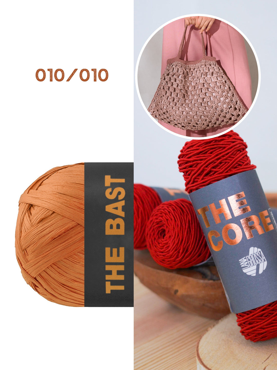 Häkelpaket The Bast The Core Granny Square Shopper