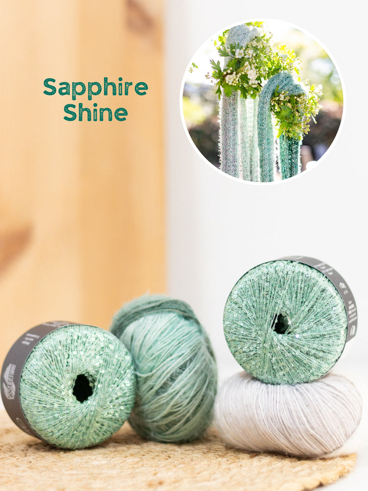 Strickpaket Lucky Sparkle Schals