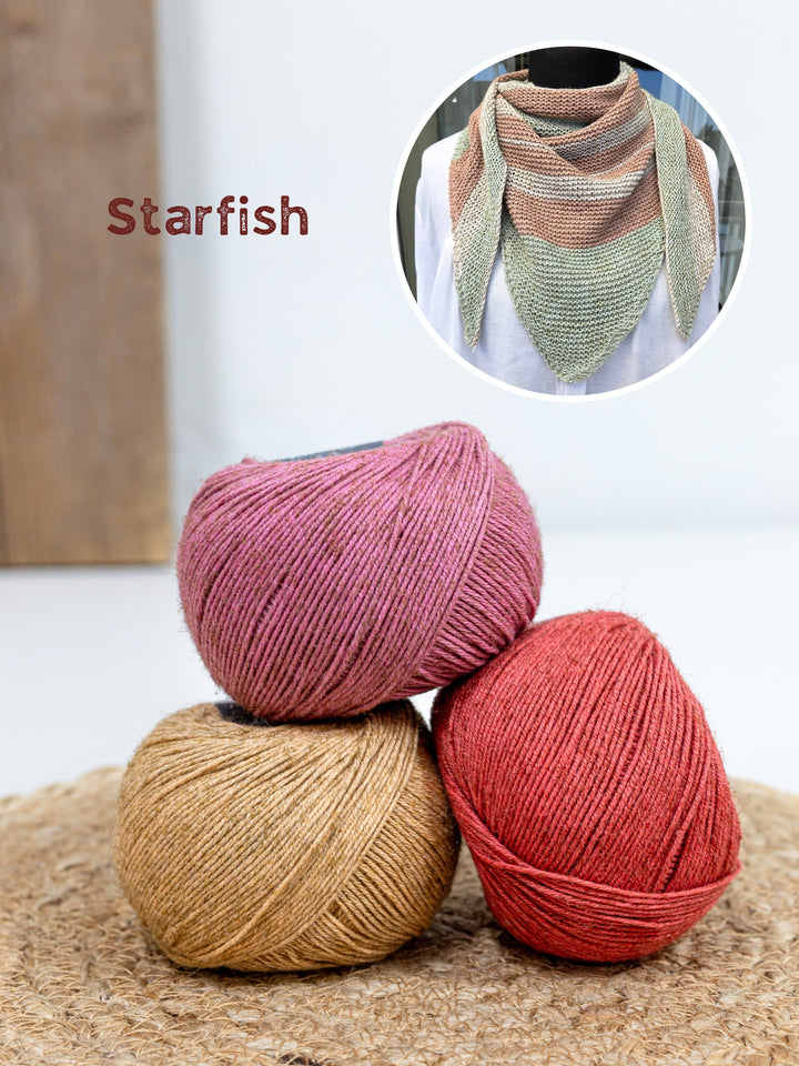 Strickpaket Lizas Tuch Sand Melody