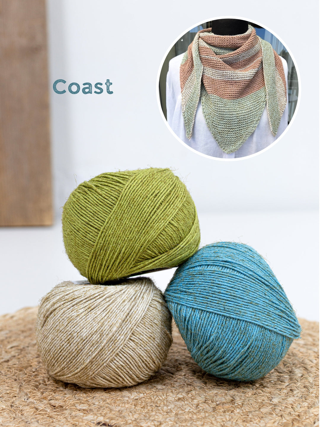 Strickpaket Lizas Tuch Sand Melody