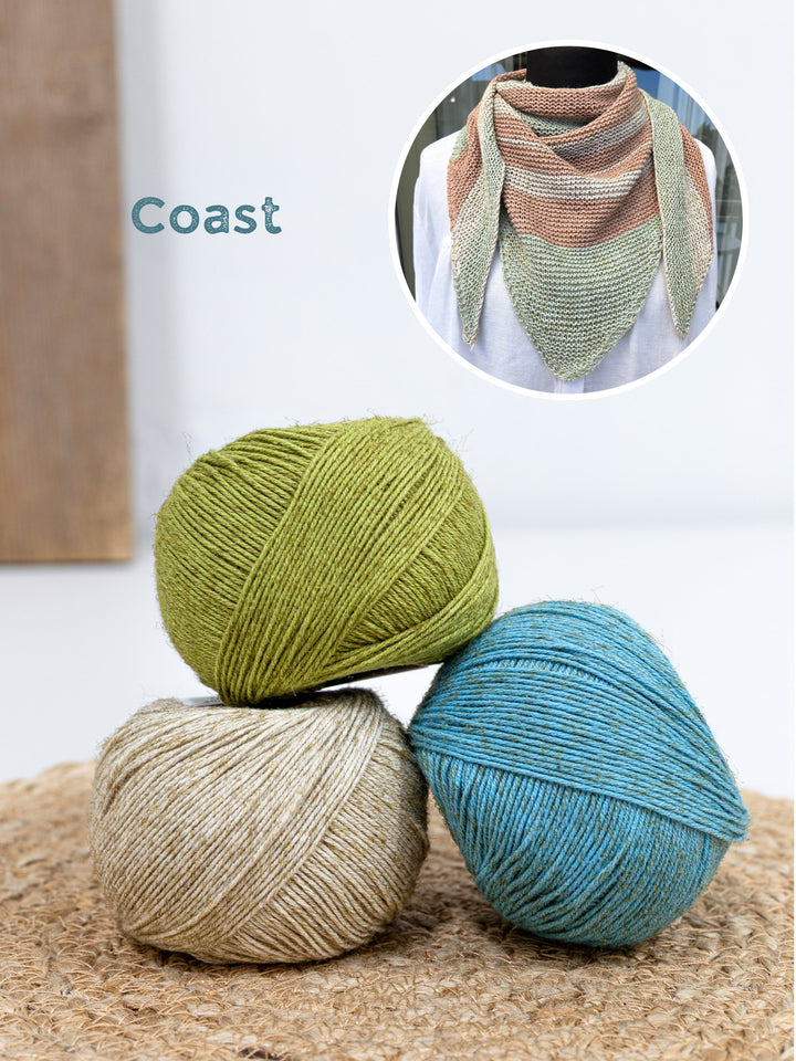 Strickpaket Lizas Tuch Sand Melody