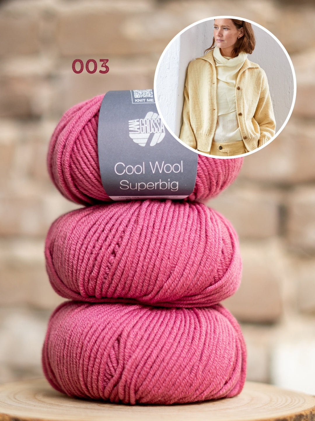 Strickpaket Weste Gerda I - Cool Wool Superbig
