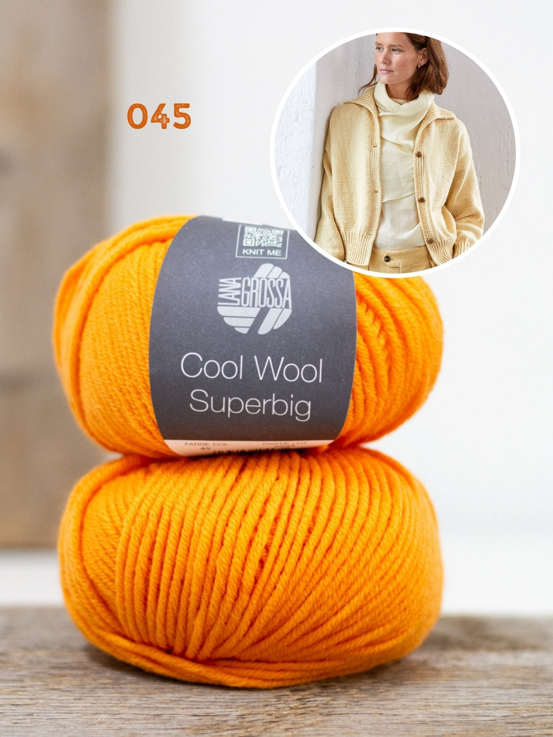 Strickpaket Weste Gerda I - Cool Wool Superbig