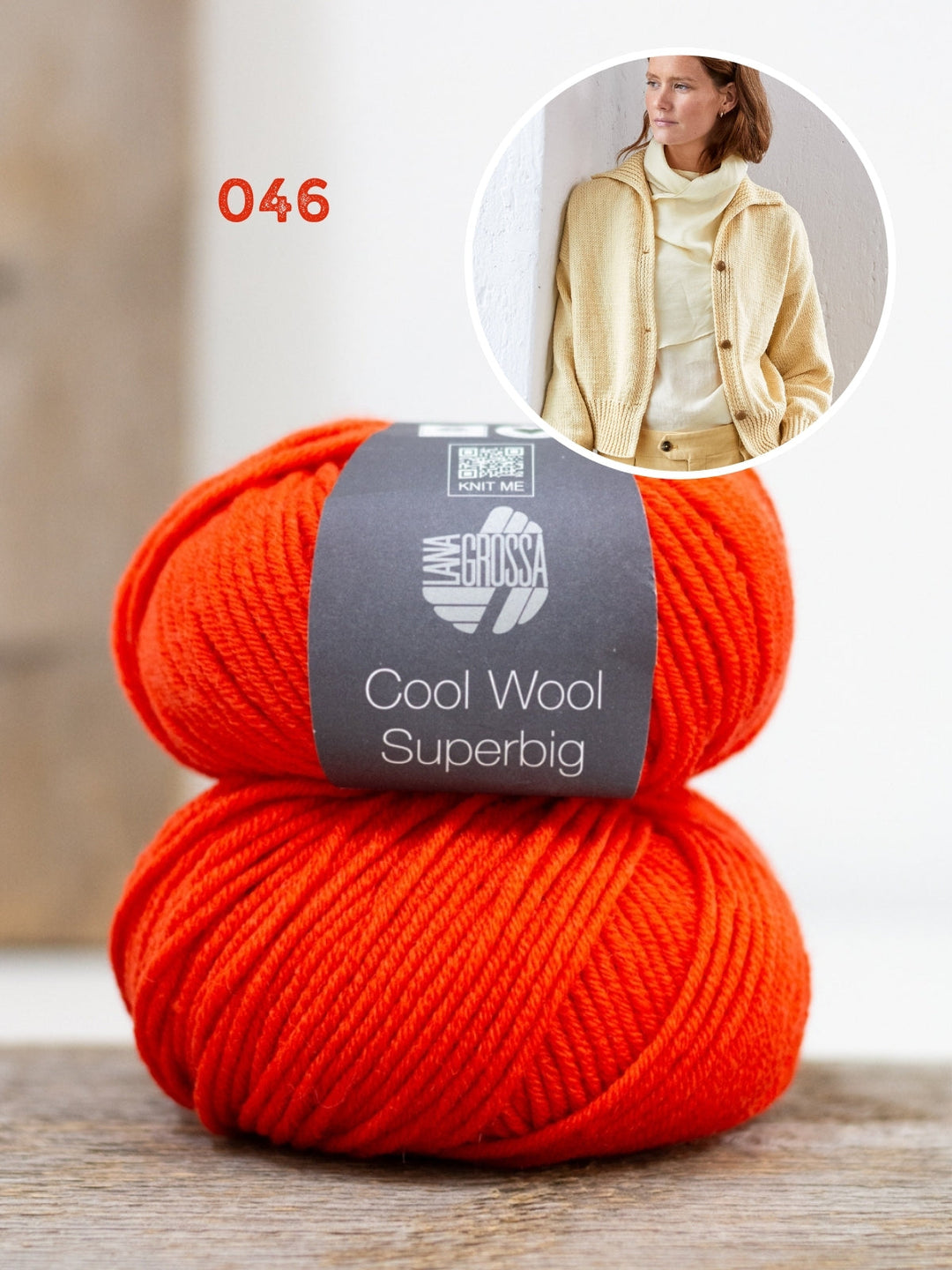 Strickpaket Weste Gerda I - Cool Wool Superbig