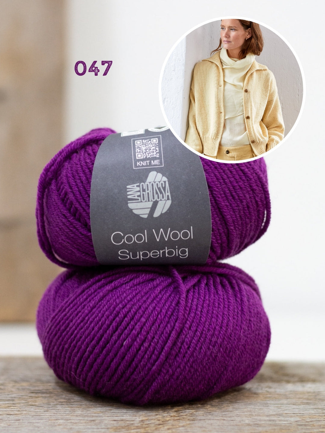 Strickpaket Weste Gerda I - Cool Wool Superbig