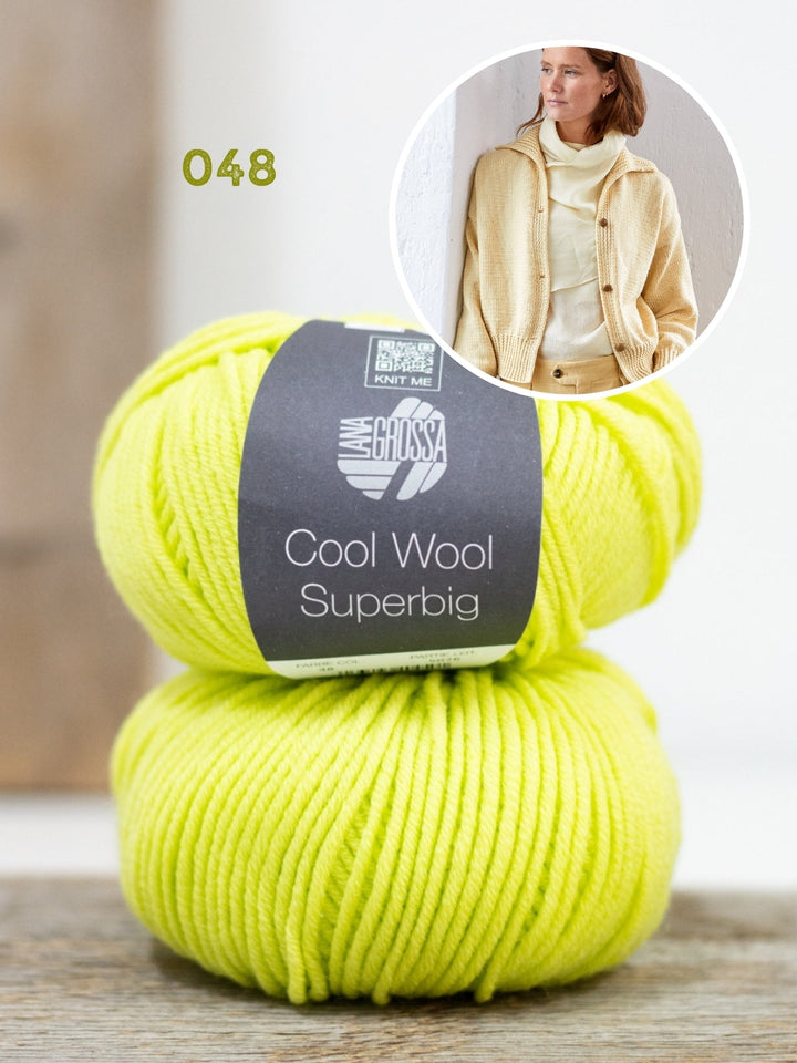 Strickpaket Weste Gerda I - Cool Wool Superbig