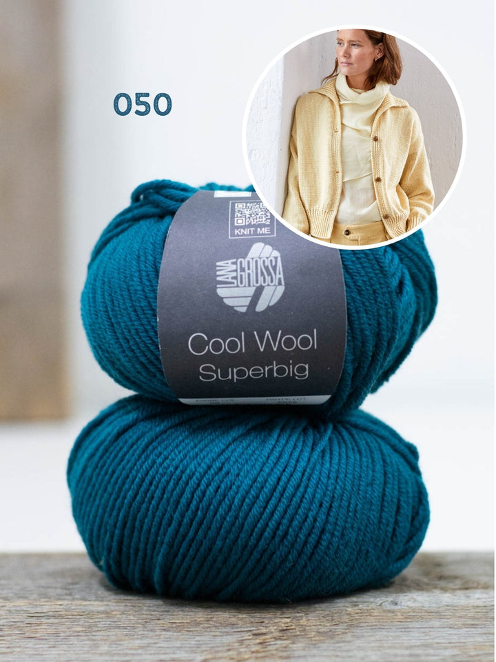 Strickpaket Weste Gerda I - Cool Wool Superbig