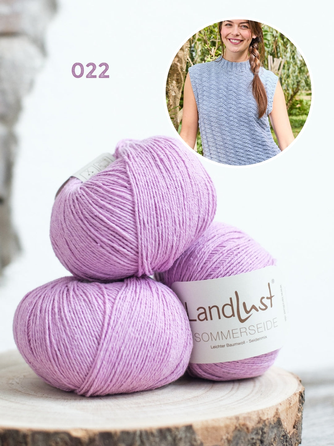 Strickpaket Landlust Sommerseide Top