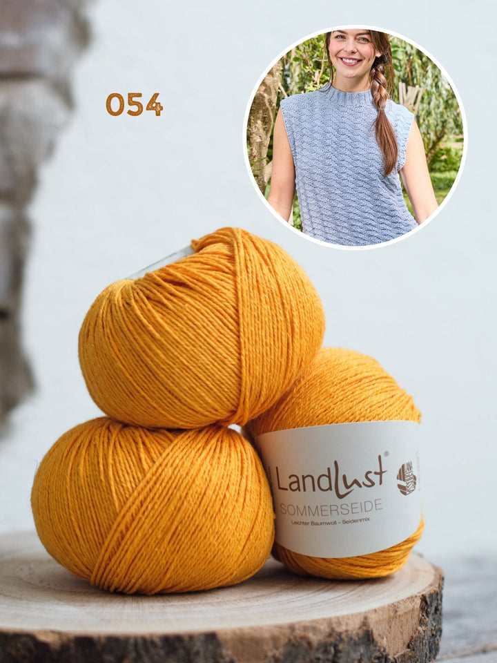 Strickpaket Landlust Sommerseide Top