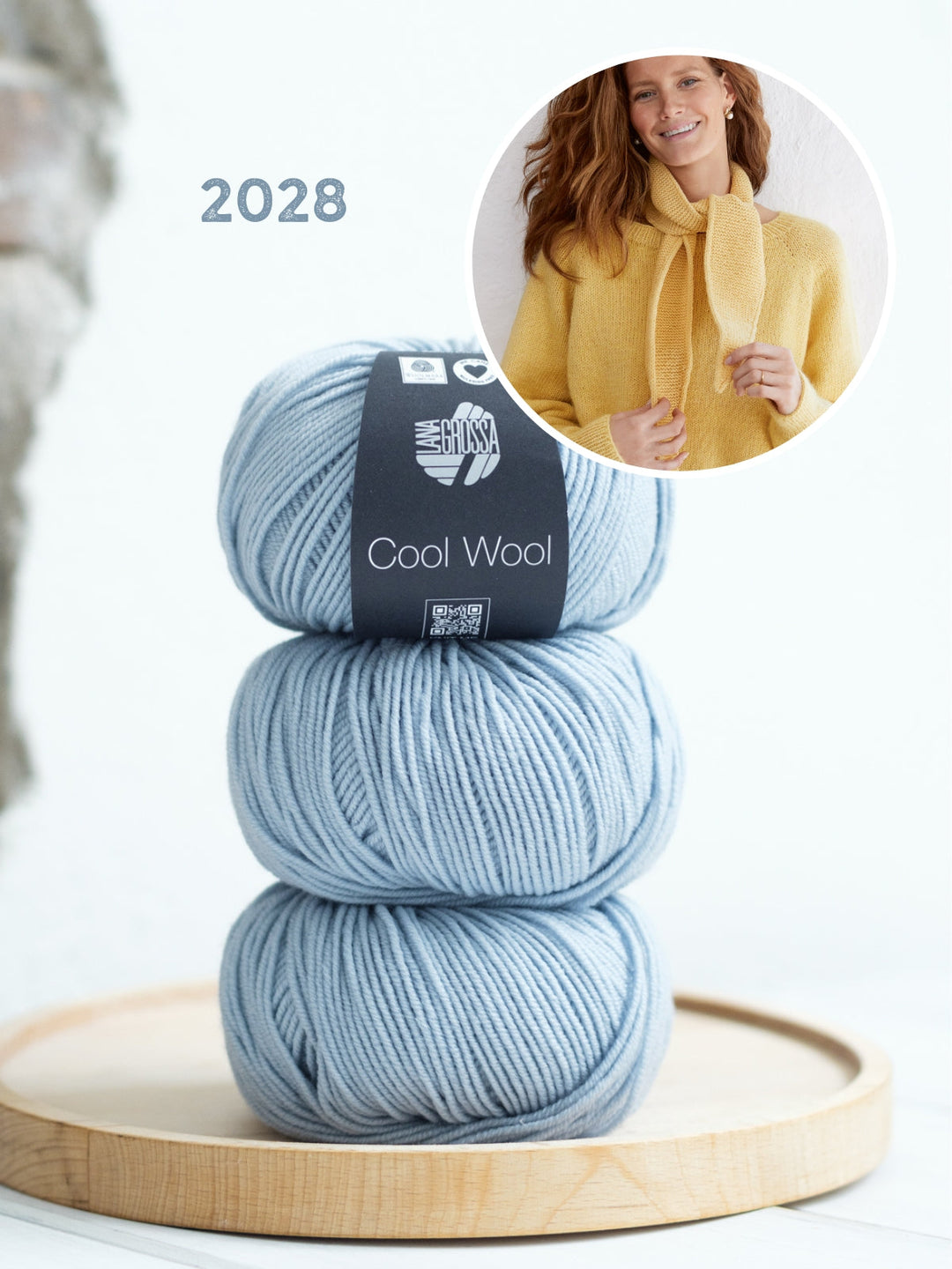 Strickpaket Cool Wool Minischal