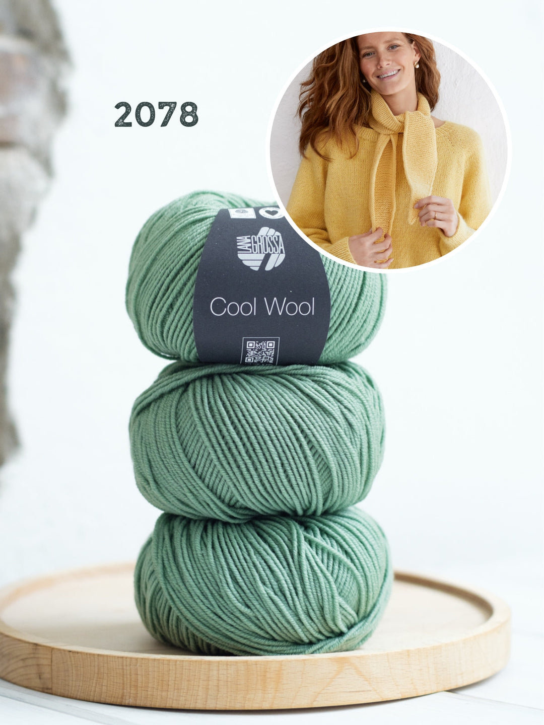 Strickpaket Cool Wool Minischal