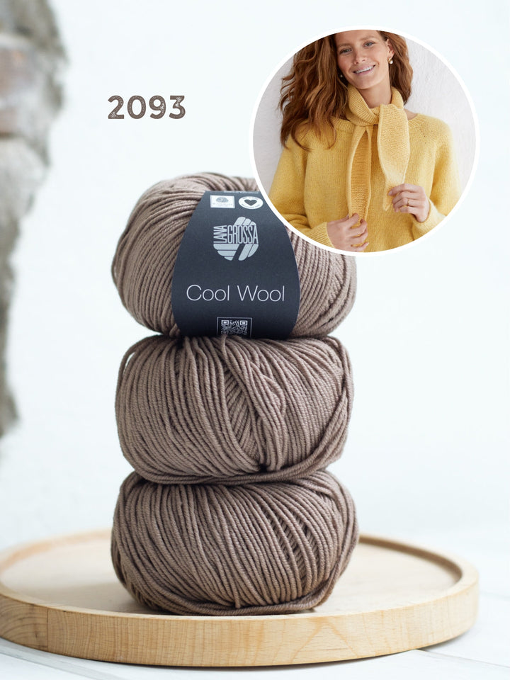 Strickpaket Cool Wool Minischal