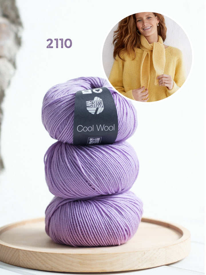 Strickpaket Cool Wool Minischal
