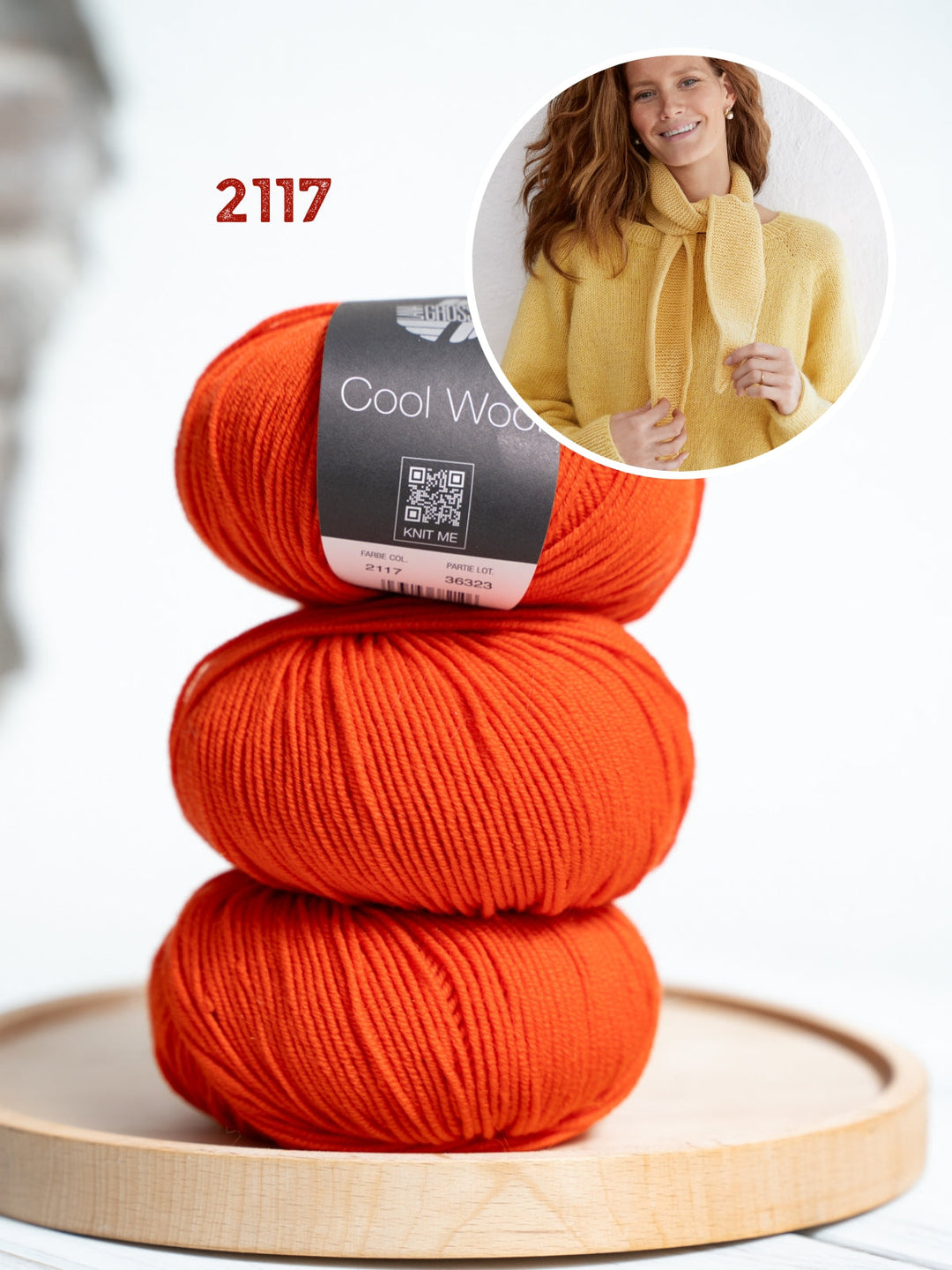 Strickpaket Cool Wool Minischal