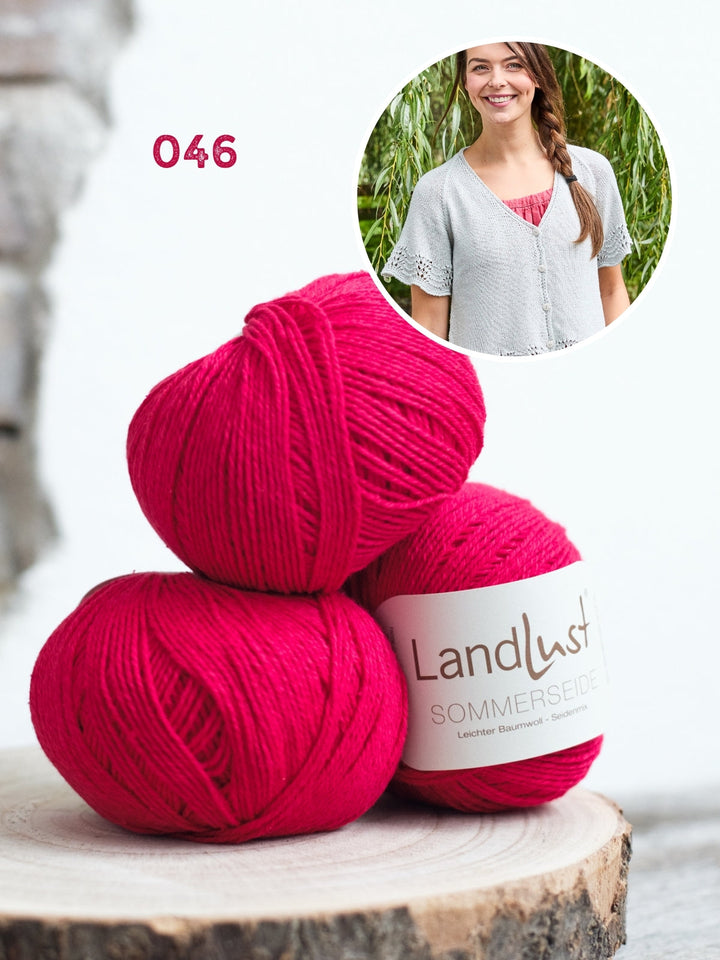 Strickpaket Landlust Sommerseide Jacke