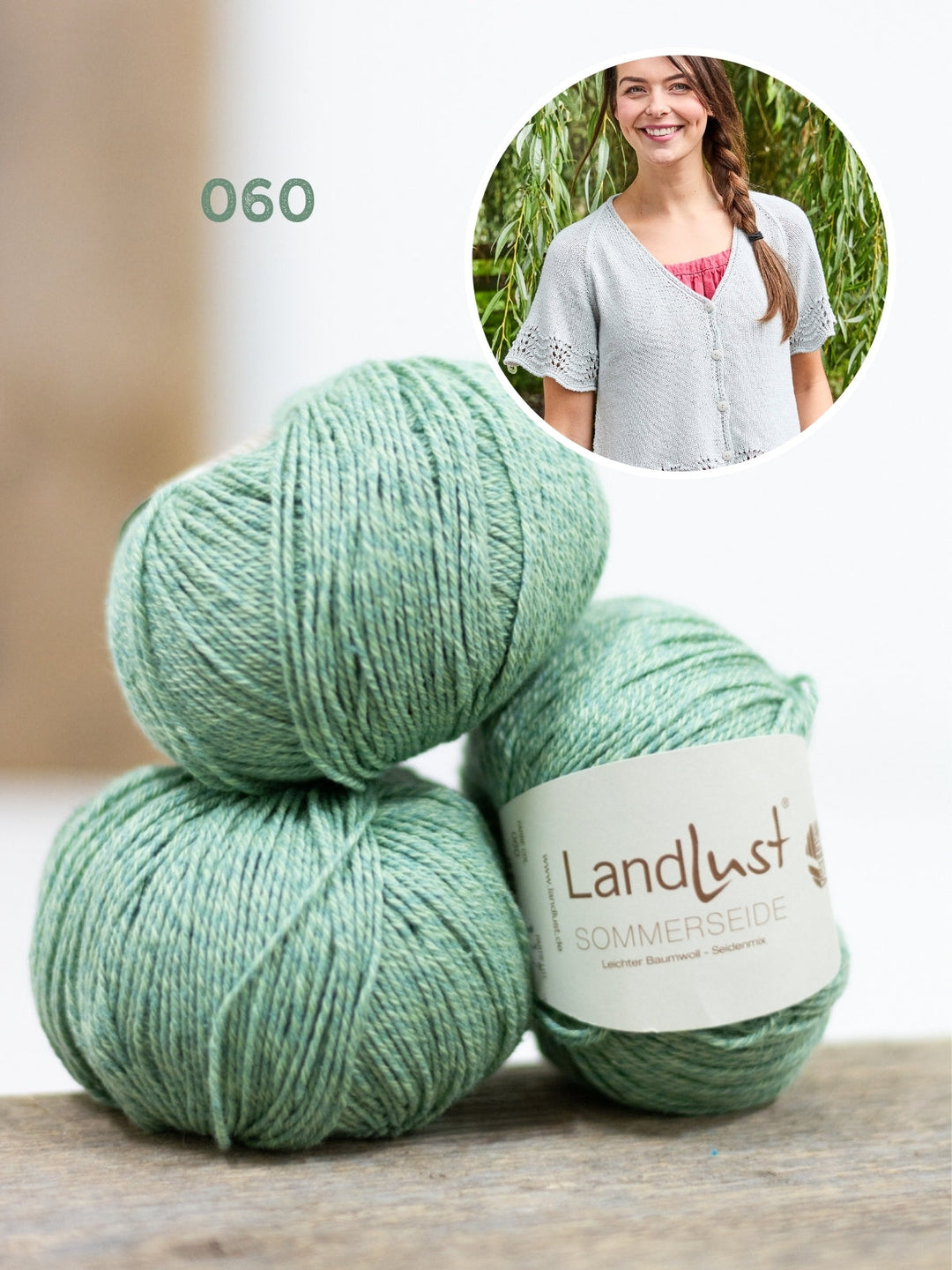 Strickpaket Landlust Sommerseide Jacke