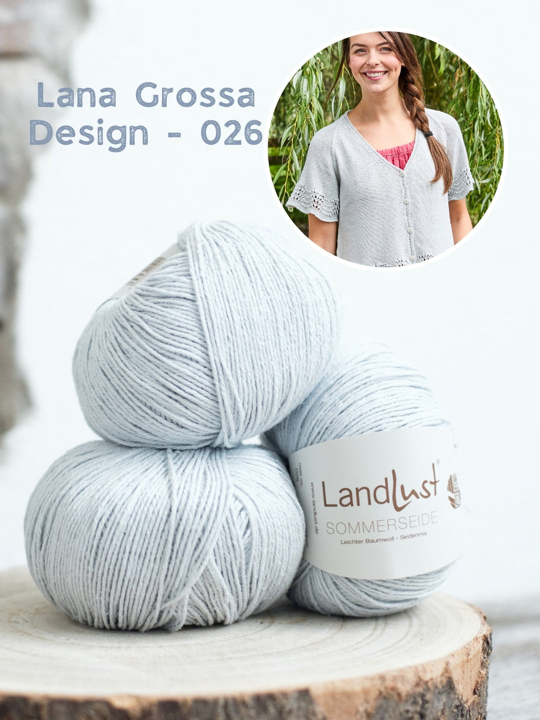 Strickpaket Landlust Sommerseide Jacke