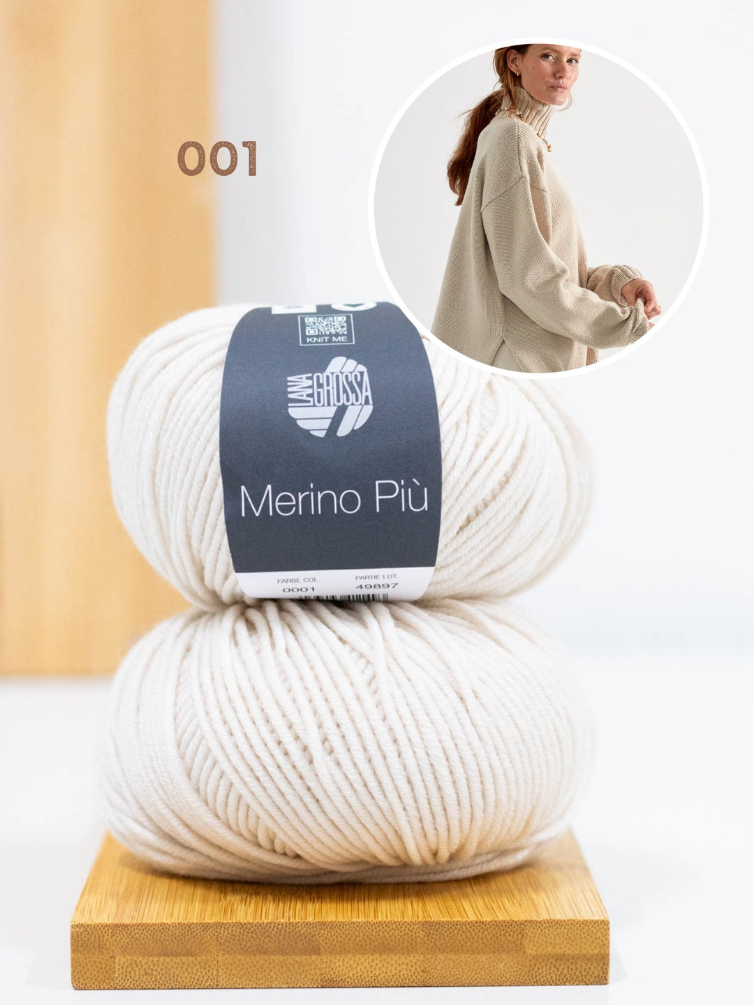 Strickpaket Pullover Ida II - Merino Più