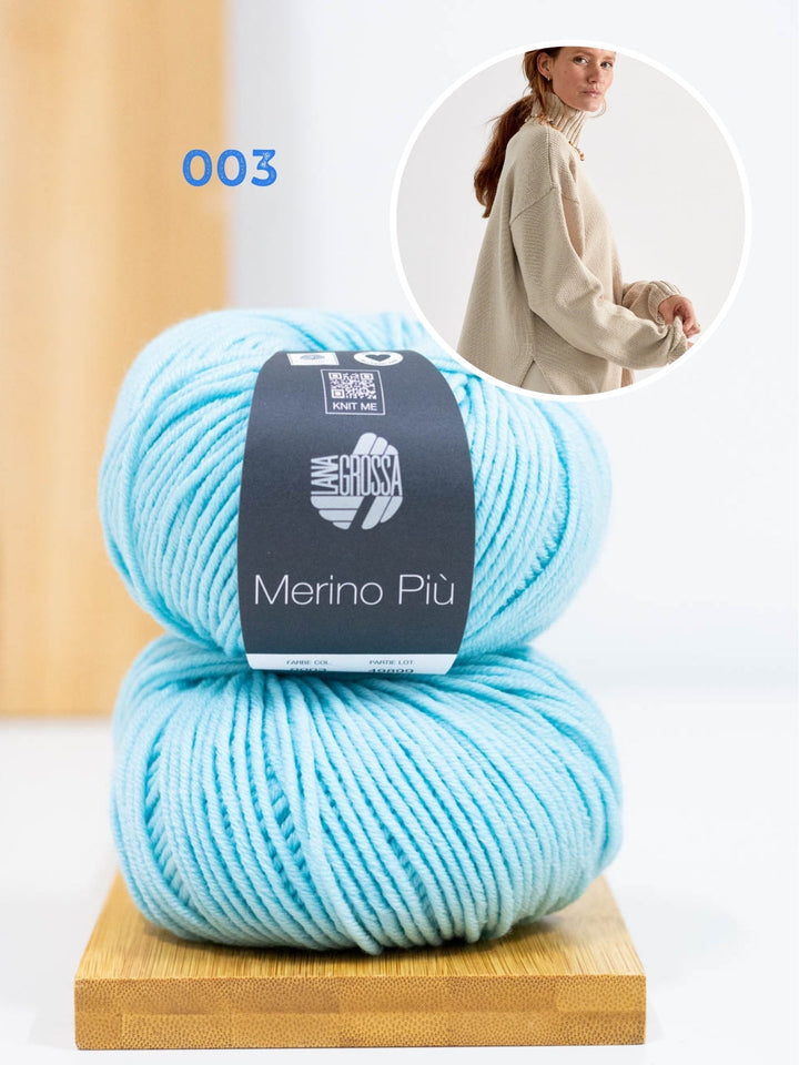 Strickpaket Pullover Ida II - Merino Più